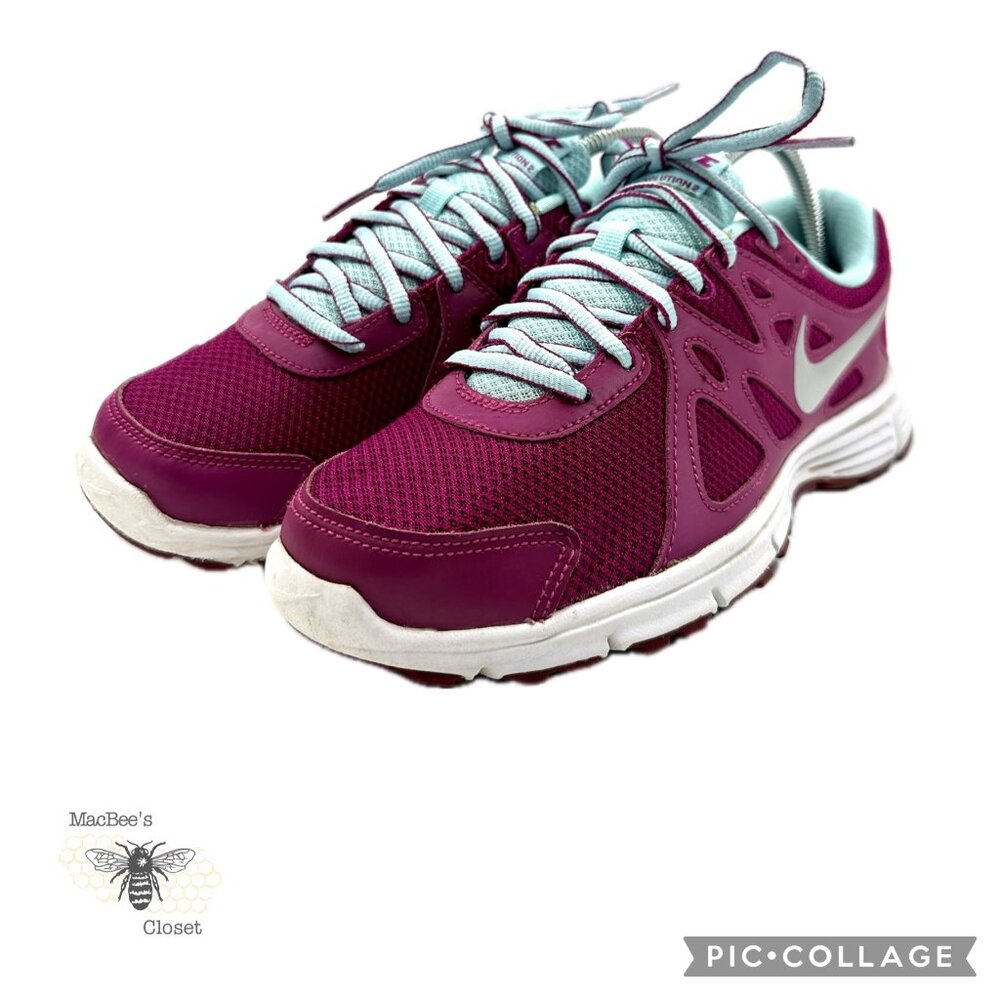 Nike Women's REVOLUTION 2 Athletic Shoe RASBERRY PURPLE PINK Running SIZE 8.5